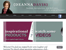 Tablet Screenshot of deannadavis.net